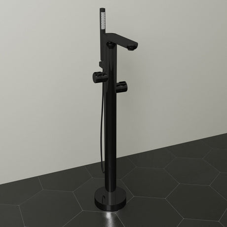 Kyoto Freestanding Tub Faucet with Hand Shower