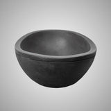 Large Danilo Cast Concrete Oval Vessel Sink - Dusk Grey
