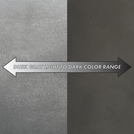 Large Lisman Oval Cast Concrete Vessel Sink - Dusk Grey