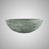 Large Sardis Round Cast Concrete Vessel Sink - Copper Green