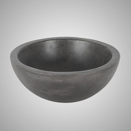 Large Sardis Round Cast Concrete Vessel Sink - Dusk Grey