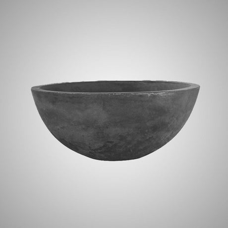 Large Sardis Round Cast Concrete Vessel Sink - Dusk Grey