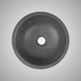 Large Sardis Round Cast Concrete Vessel Sink - Dusk Grey