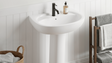 Lash Vitreous China Pedestal Sink