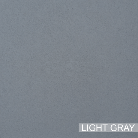 Leduc Oval Cast Concrete Vessel Sink - Light Gray