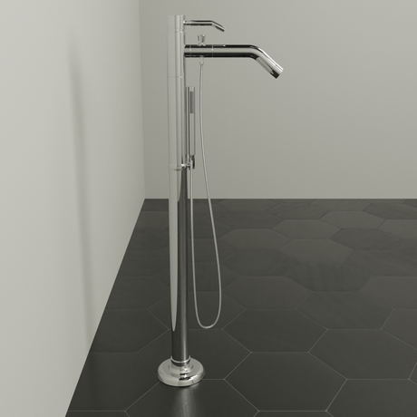 Lely Freestanding Tub Faucet with Hand Shower