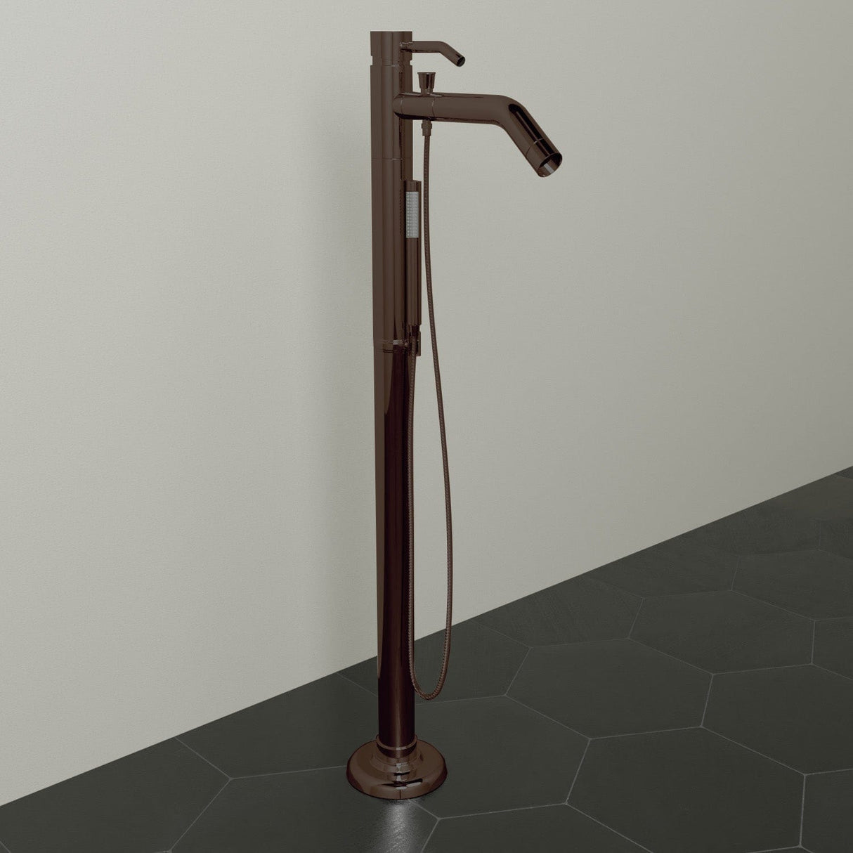 Lely Freestanding Tub Faucet with Hand Shower