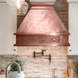 Lola Hammered Copper Range Hood