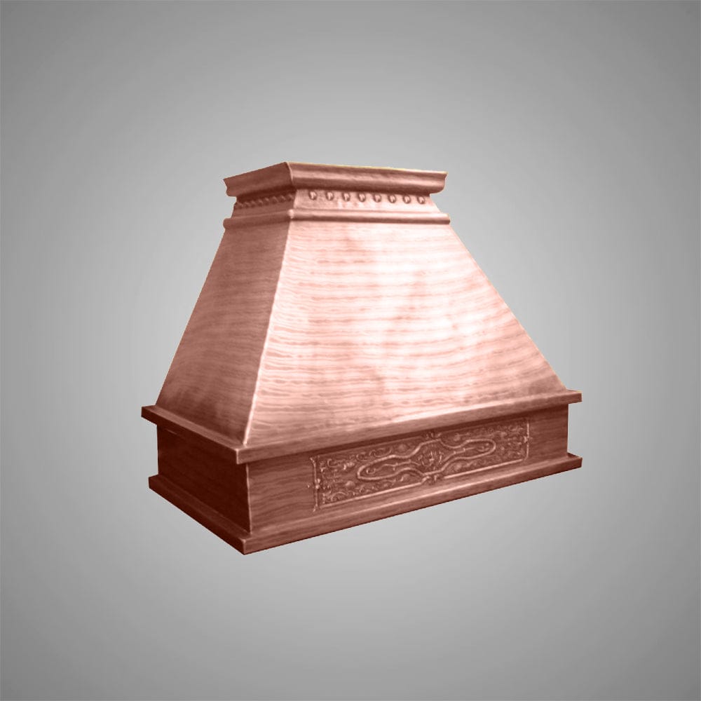 Lola Hammered Copper Range Hood
