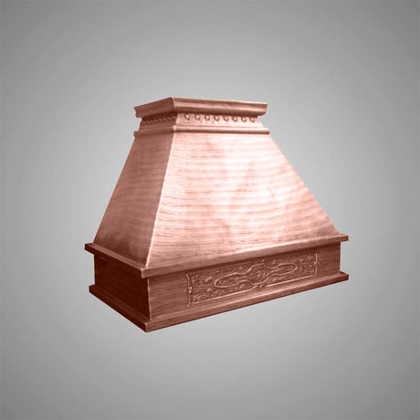 Lola Hammered Copper Range Hood
