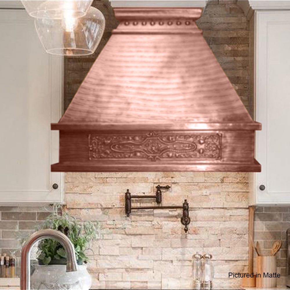Lola Hammered Copper Range Hood