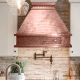 Lola Hammered Copper Range Hood