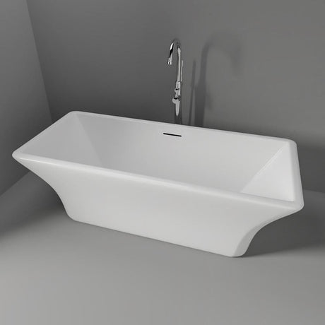 Ludlow Acrylic Rectangular Freestanding Tub With Insulation