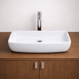 Lutsen Vitreous China Rectangular Vessel Sink