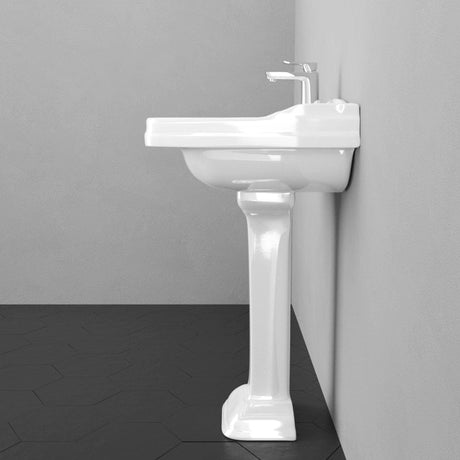 Lyra Vitreous China Pedestal Sink