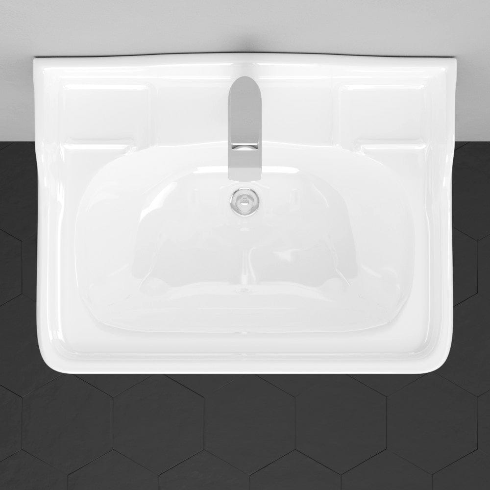 Lyra Vitreous China Pedestal Sink