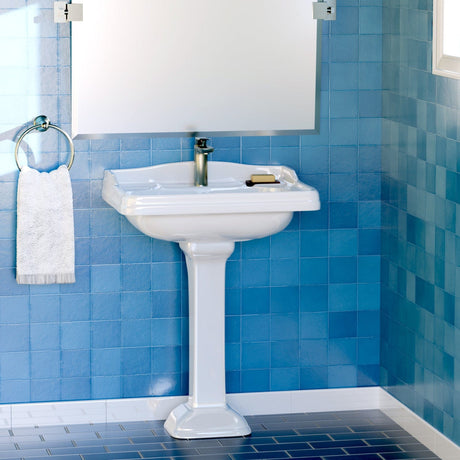 Lyra Vitreous China Pedestal Sink