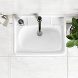 Lyra Vitreous China Wall-Mount Bathroom Sink
