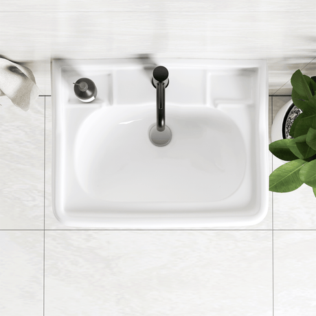 Lyra Vitreous China Wall-Mount Bathroom Sink