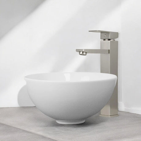 Malik Round Vitreous China Vessel Sink
