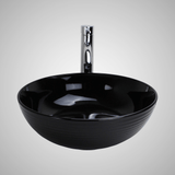 Manti Vitreous China Vessel Sink - Black