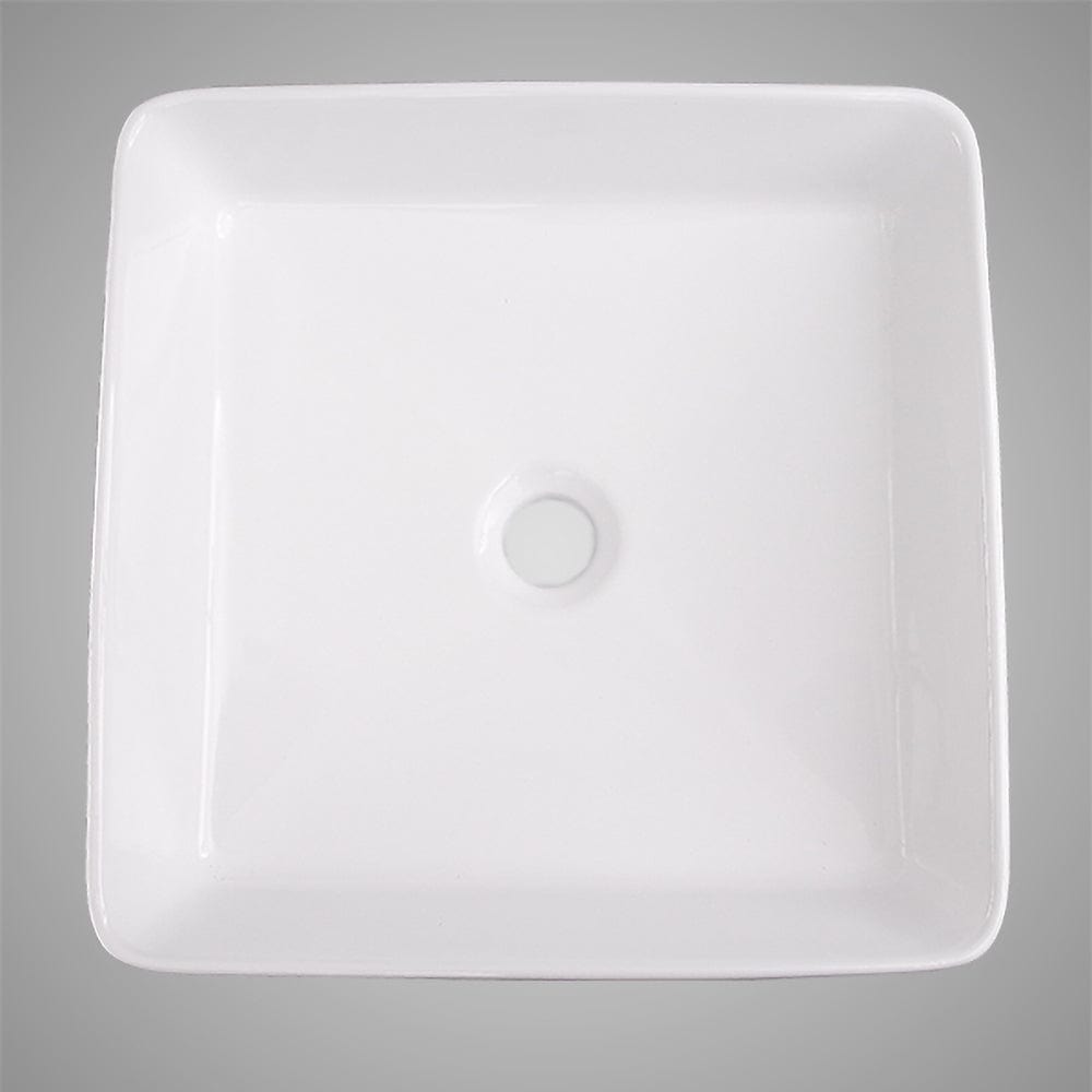 Mattice Vitreous China Square Vessel Sink