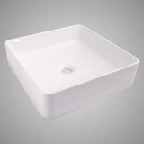 Mattice Vitreous China Square Vessel Sink