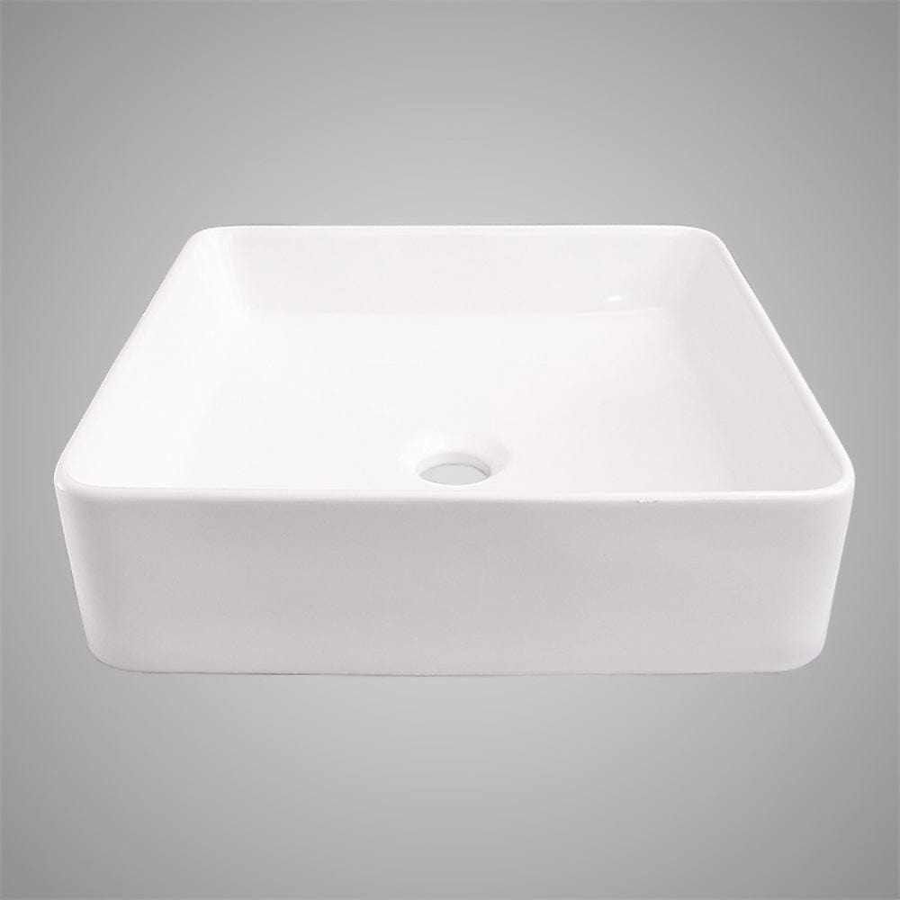 Mattice Vitreous China Square Vessel Sink