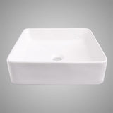 Mattice Vitreous China Square Vessel Sink
