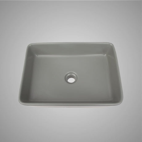 McAlpin Vitreous China Rectangular Vessel Sink - Matte Light Green