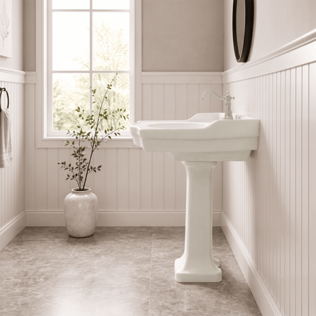 Mei Vitreous China Pedestal Sink