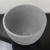 Melfort Round Cast Concrete Vessel Sink - Light Gray