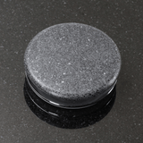 Melfort Round Cast Concrete Vessel Sink - Speckled Dark Gray Sandstone