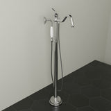 Mia Freestanding Tub Filler with Hand Shower