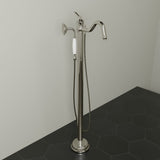 Mia Freestanding Tub Filler with Hand Shower