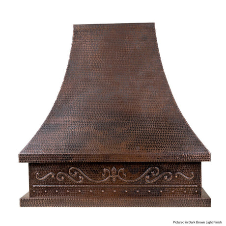 Miguel Hammered Copper Range Hood