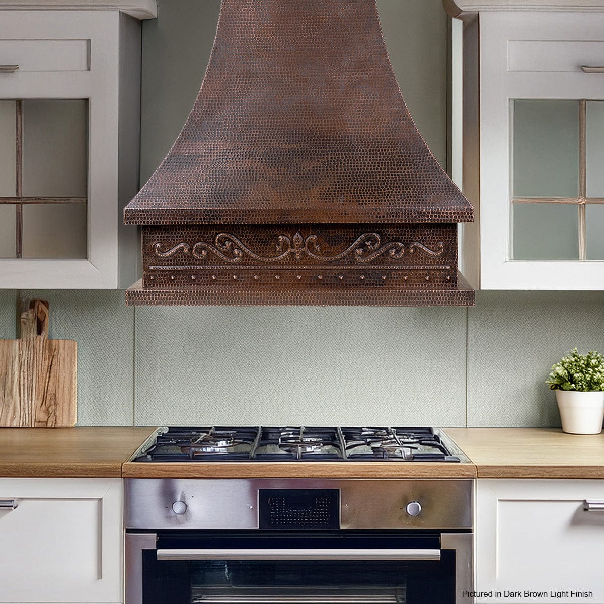 Miguel Hammered Copper Range Hood