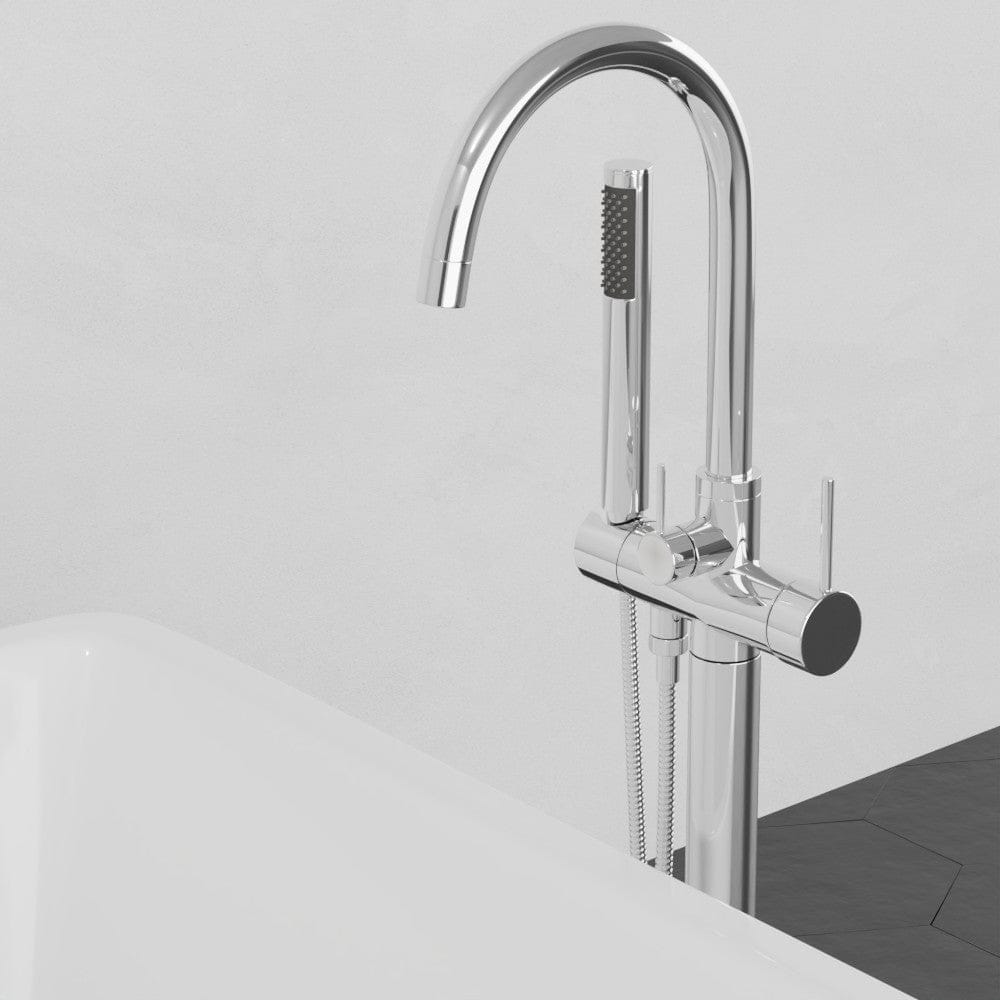 Nagoya High Flow Freestanding Tub Faucet with Hand Shower