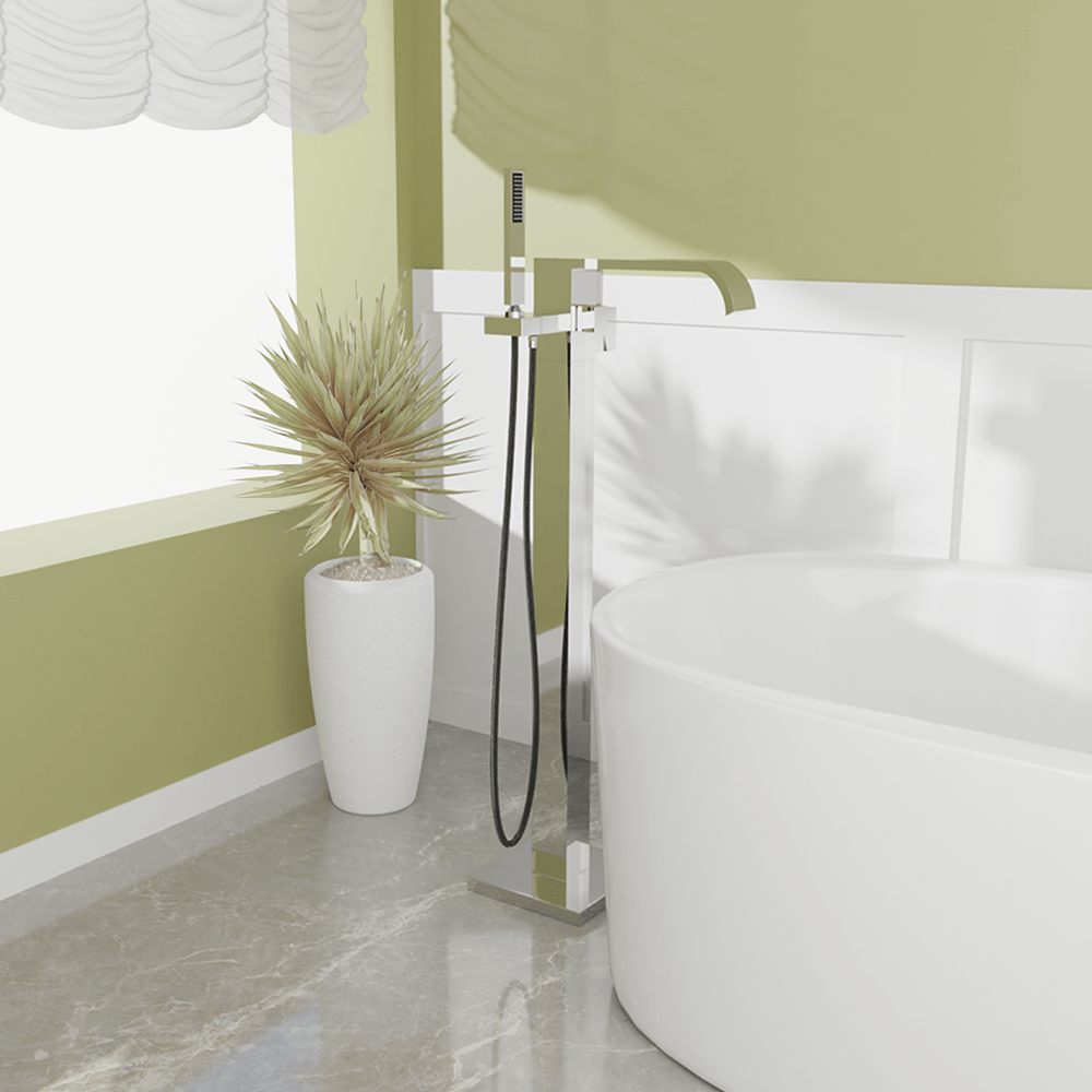 Newbern Freestanding Tub Faucet with Hand Shower