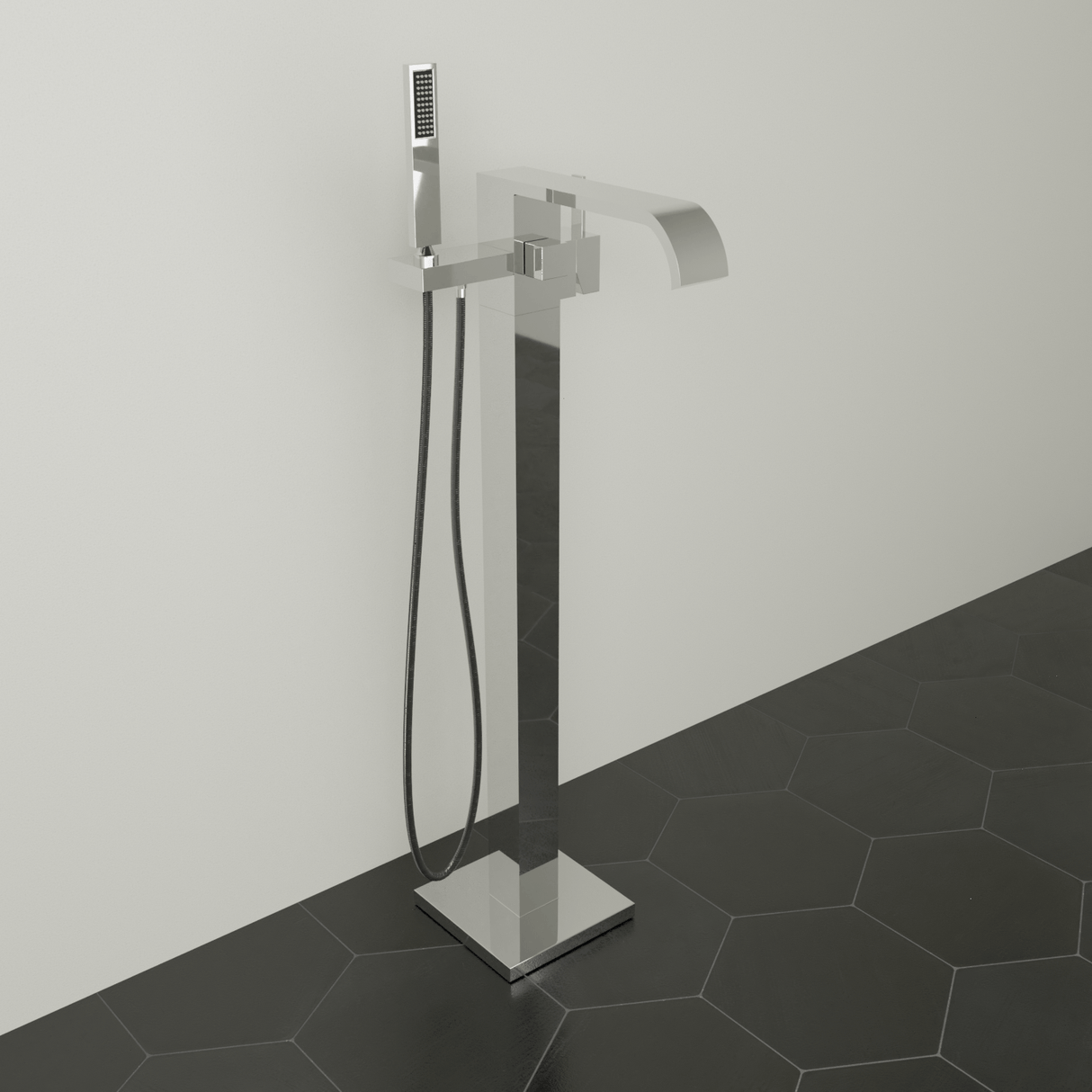 Newbern Freestanding Tub Faucet with Hand Shower