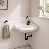 Ning Vitreous China Corner Sink