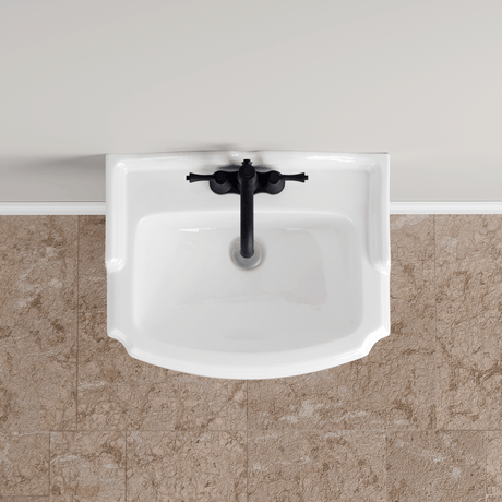 Noppenstein Vitreous China Pedestal Sink