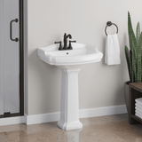 Noppenstein Vitreous China Pedestal Sink