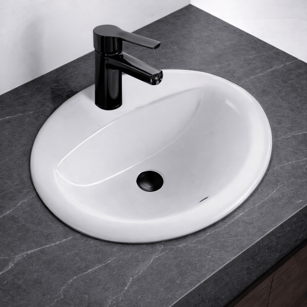 Norma Vitreous China Drop-In Sink