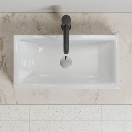 Ogema Vitreous China Rectangular Vessel Sink