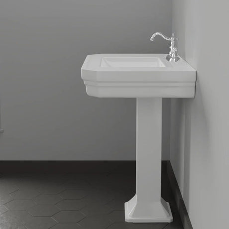 Ola Vitreous China Pedestal Sink