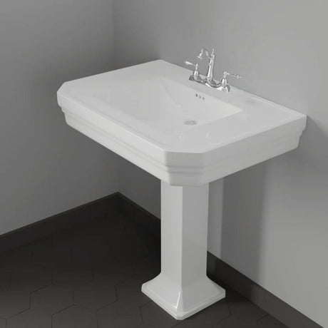 Ola Vitreous China Pedestal Sink