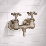 Old-Style Tub Faucet - Metal Cross Handles