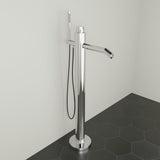 Olga Thermostatic Freestanding Tub Faucet with Hand Shower