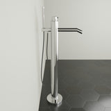 Olga Thermostatic Freestanding Tub Faucet with Hand Shower